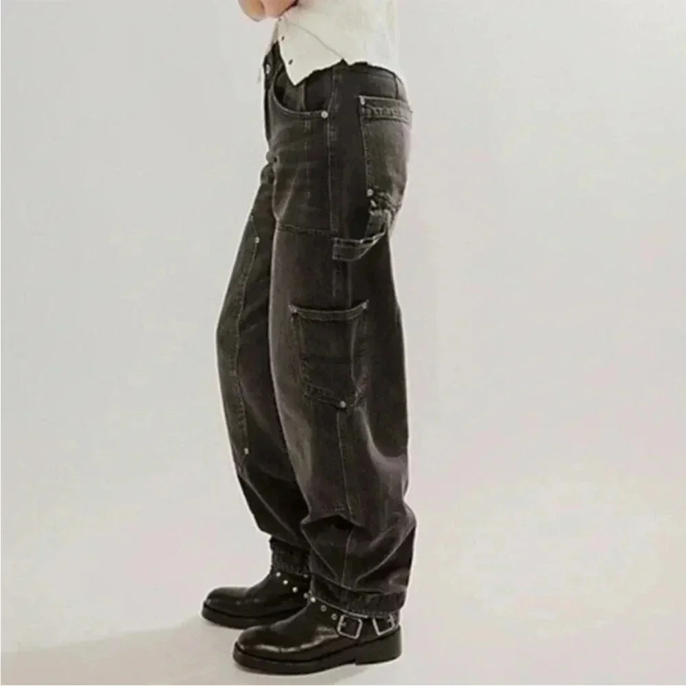 We The Free Loren High Rise Carpenter Barrel Jeans New with Size Tag MSRP 148$ - Picture 3 of 11
